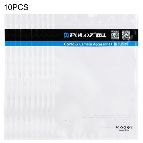 10 ชิ้น PULUZ 25.8 ซม. x 18 ซม. รูแขวนด้านหน้าใสเครื่องประดับมุกสีขาวถุงซิปล็อคบรรจุภัณฑ์ (ขนาด: L), Size: L