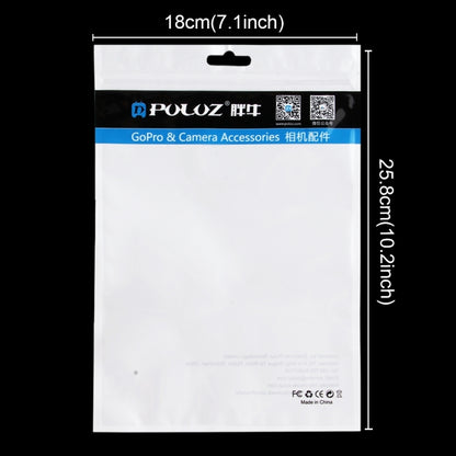 10 ชิ้น PULUZ 25.8 ซม. x 18 ซม. รูแขวนด้านหน้าใสเครื่องประดับมุกสีขาวถุงซิปล็อคบรรจุภัณฑ์ (ขนาด: L), Size: L