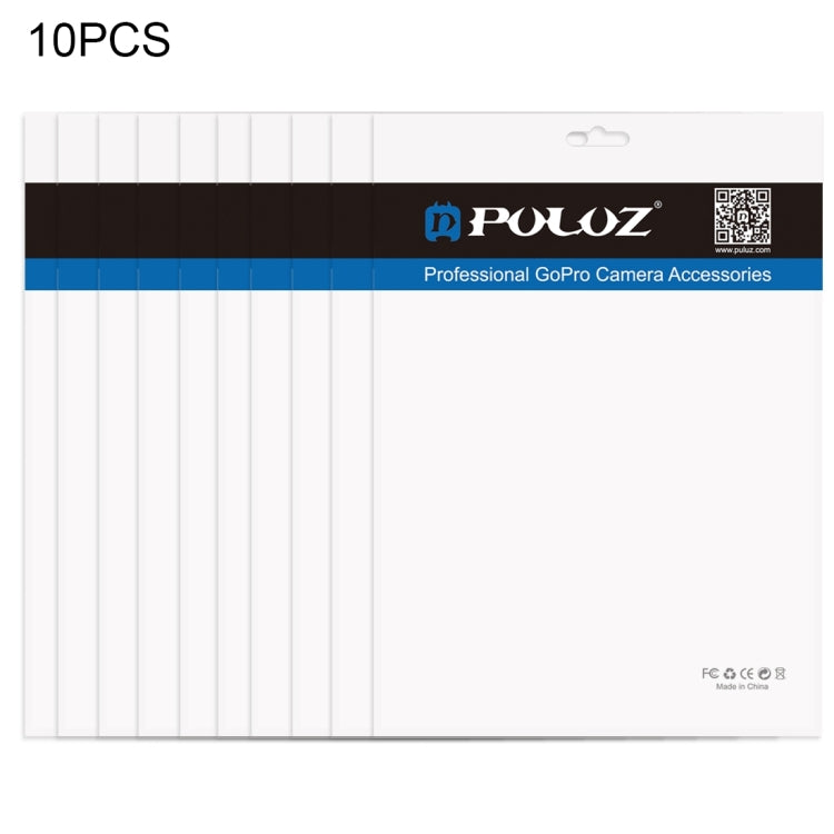 10 ชิ้น PULUZ 33 ซม. x 23.5 ซม. รูแขวนด้านหน้าใสเครื่องประดับมุกสีขาวซิปล็อคถุงบรรจุภัณฑ์ (ขนาด: XL), Size: XL