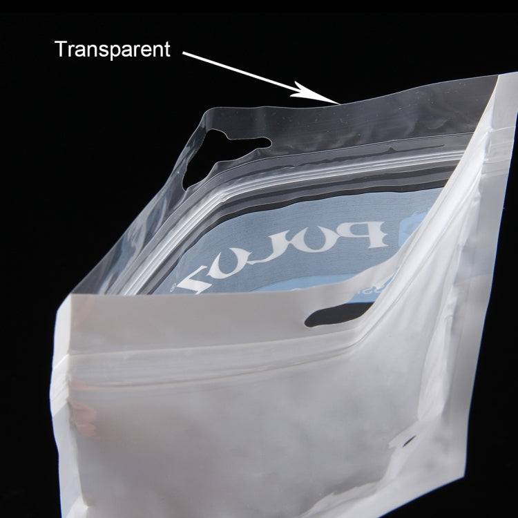 10 ชิ้น PULUZ 33 ซม. x 23.5 ซม. รูแขวนด้านหน้าใสเครื่องประดับมุกสีขาวซิปล็อคถุงบรรจุภัณฑ์ (ขนาด: XL), Size: XL