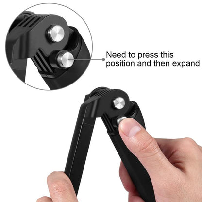 PULUZ 3-Way Grip ขาตั้งกล้องแบบพับได้ Selfiestick Monopod สำหรับ GoPro, Insta360 ONE R, DJI Osmo Action และกล้องแอ็คชั่นอื่น ๆ ความยาว: 20-58 ซม., Length: 20-58cm