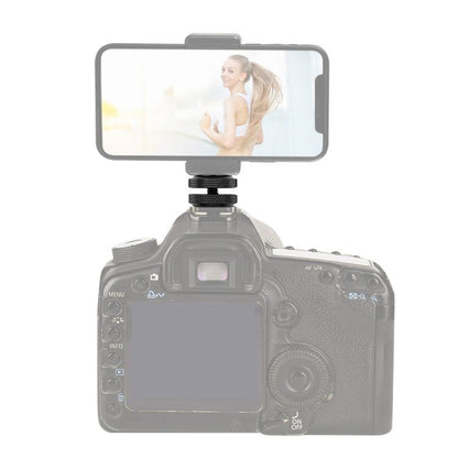 PULUZ อะแดปเตอร์สกรูเสริมรองเท้าร้อน 1/4 นิ้วพร้อมน็อตคู่สำหรับกล้อง DSLR, GoPro HERO10 Black / HERO9 Black / HERO8 Black / HERO7 / 6/5/5 เซสชัน / 4 เซสชัน / 4/3+ / 3/2/1,Xiaoyi และกล้องแอคชั่นอื่นๆ, Double Nut