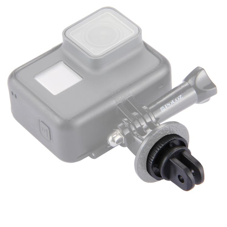PULUZ Mini ขนาด 1/4 นิ้วสกรูอะแดปเตอร์เมาท์ขาตั้งกล้องสำหรับ GoPro Hero11 Black / HERO10 Black / 9 Black / 8 Black / 7/6/5/5 เซสชัน / 4 เซสชัน / 4/3+ / 3/2/1, DJIOsmo Action และกล้องแอคชั่นอื่นๆ, รูสกรูเส้นผ่านศูนย์กลาง 3.9 มม., เส้นผ่านศูนย์กลาง 2.2 ซ...