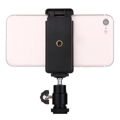 PULUZ 1/4 นิ้วขาตั้งกล้องรองเท้าร้อน + ขาตั้งขาตั้งกล้องสำหรับ iPhone, Samsung, Huawei, HTC, 5.5 ซม. - สมาร์ทโฟนความกว้าง 8 ซม., Tripod Head + Stand Clamp