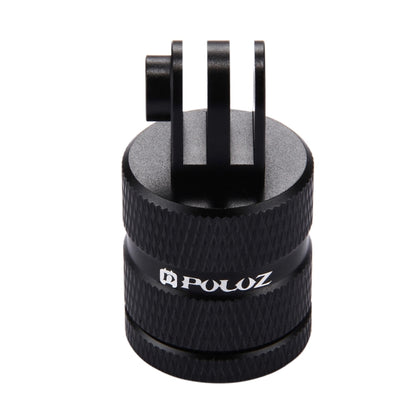 PULUZ 1/4 นิ้วสกรูรูขาตั้งกล้องอะแดปเตอร์ CNC สำหรับ GoPro Hero11 สีดำ / HERO10 สีดำ / 9 สีดำ / 8 สีดำ / 7/6/5/5 เซสชัน / 4 เซสชัน / 4/3 + / 3/2/1, DJI Osmoกล้องแอคชั่นและกล้องแอคชั่นอื่นๆ, 1/4 Inch Long Size