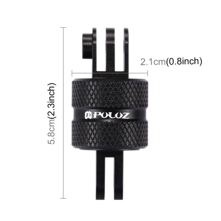 PULUZ การหมุน 360 องศา CNC หมุน Pivot ขยายแขนขาตั้งกล้องเมาสำหรับ GoPro Hero11 สีดำ / HERO10 สีดำ / 9 สีดำ / 8 สีดำ / 7/6/5/5 เซสชัน / 4 เซสชัน / 4/3 + / 3/2/1, DJI Osmoกล้องแอคชั่นและกล้องแอคชั่นอื่นๆ, Extension Adapter