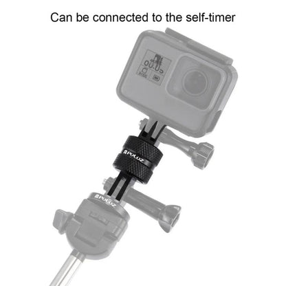 PULUZ การหมุน 360 องศา CNC หมุน Pivot ขยายแขนขาตั้งกล้องเมาสำหรับ GoPro Hero11 สีดำ / HERO10 สีดำ / 9 สีดำ / 8 สีดำ / 7/6/5/5 เซสชัน / 4 เซสชัน / 4/3 + / 3/2/1, DJI Osmoกล้องแอคชั่นและกล้องแอคชั่นอื่นๆ, Extension Adapter
