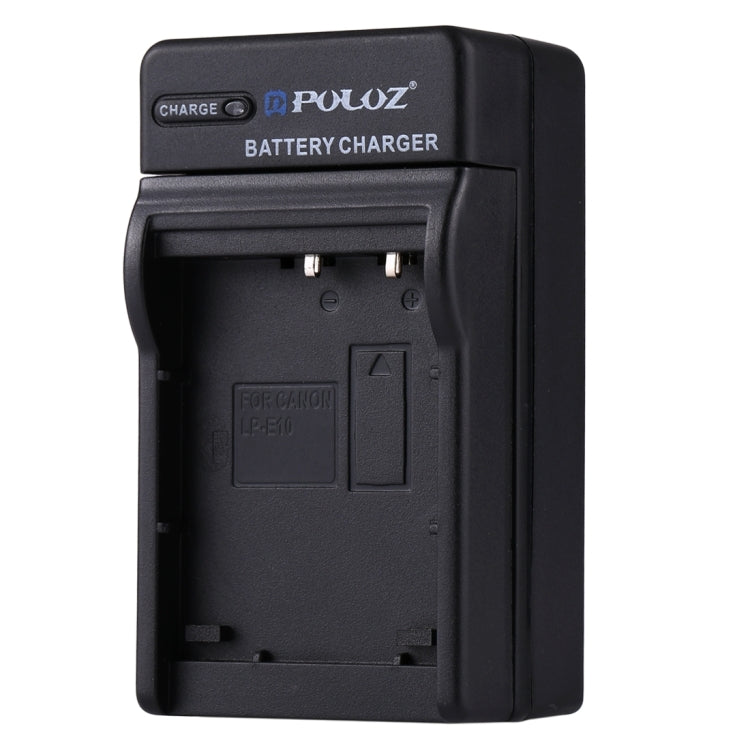 PULUZ EU ปลั๊กเครื่องชาร์จแบตเตอรี่พร้อมสายเคเบิลสำหรับแบตเตอรี่ Casio CNP130, CNP130 EU Plug