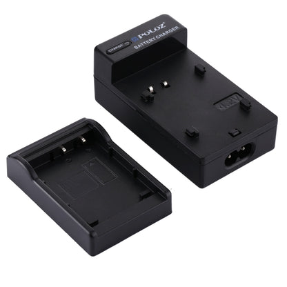 PULUZ EU ปลั๊กเครื่องชาร์จแบตเตอรี่พร้อมสายเคเบิลสำหรับแบตเตอรี่ Casio CNP130, CNP130 EU Plug
