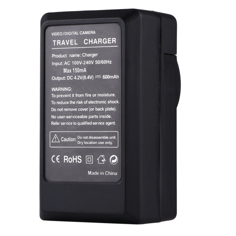 เครื่องชาร์จแบตเตอรี่แบบเสียบ PULUZ EU พร้อมสายเคเบิลสำหรับแบตเตอรี่ CASIO CNP40, CNP40 EU Plug