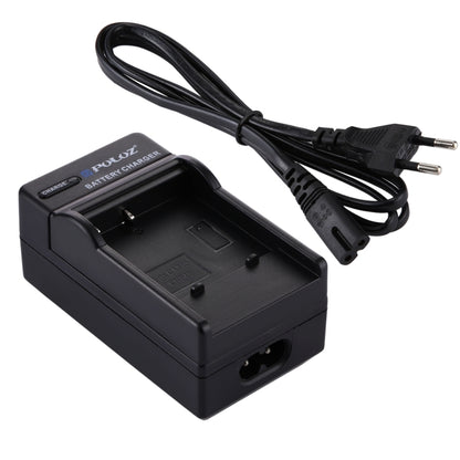 เครื่องชาร์จแบตเตอรี่แบบเสียบ PULUZ EU พร้อมสายเคเบิลสำหรับแบตเตอรี่ CASIO CNP40, CNP40 EU Plug