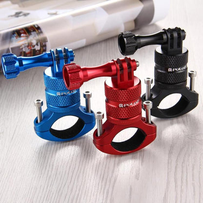 PULUZ การหมุน 360 องศาจักรยานอลูมิเนียมแฮนด์อะแดปเตอร์เมาท์พร้อมสกรูสำหรับ GoPro Hero11 สีดำ / HERO10 สีดำ / 9 สีดำ / 8 สีดำ / 7/6/5/5 เซสชัน / 4 เซสชัน / 4/3+ / 3/2/1, DJI Osmoกล้องแอคชั่นและกล้องแอคชั่นอื่นๆ, China Stock (Red), China Stock (Blue)    ...
