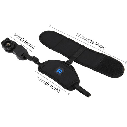 สายรัดข้อมือ PULUZ Soft Neoprene Hand Grip พร้อมแผ่นพลาสติกสกรูขนาด 1/4 นิ้วสำหรับกล้อง SLR / DSLR, Wrist Strap