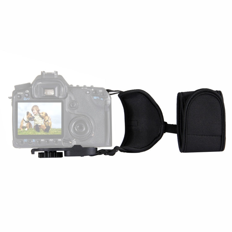 สายรัดข้อมือ PULUZ Soft Neoprene Hand Grip พร้อมแผ่นพลาสติกสกรูขนาด 1/4 นิ้วสำหรับกล้อง SLR / DSLR, Wrist Strap