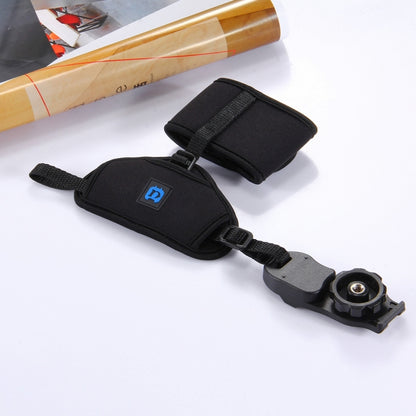 สายรัดข้อมือ PULUZ Soft Neoprene Hand Grip พร้อมแผ่นพลาสติกสกรูขนาด 1/4 นิ้วสำหรับกล้อง SLR / DSLR, Wrist Strap