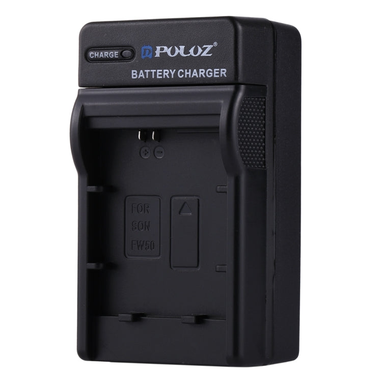 เครื่องชาร์จแบตเตอรี่กล้องดิจิตอล PULUZ สำหรับแบตเตอรี่ Sony NP-FW50, NP-FW50 Car Charger