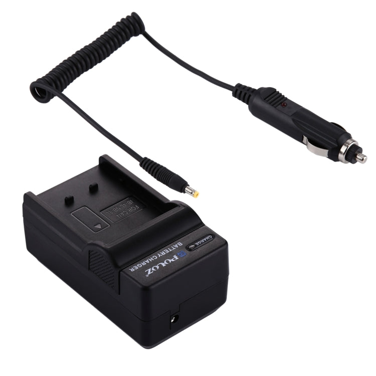 เครื่องชาร์จแบตเตอรี่กล้องดิจิตอล PULUZ สำหรับแบตเตอรี่ Canon NB-4L / NB-8L, NB-4L Car Charger