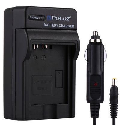 เครื่องชาร์จแบตเตอรี่กล้องดิจิตอล PULUZ สำหรับแบตเตอรี่ Nikon EN-EL12, EN-EL12  Car Charger