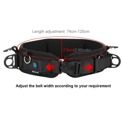 PULUZ เข็มขัดรัดเอวมัดอเนกประสงค์พร้อมตะขอสำหรับกล้อง SLR / DSLR, Waistband Strap