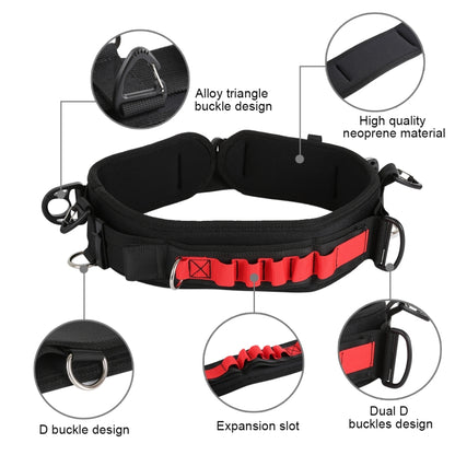 PULUZ เข็มขัดรัดเอวมัดอเนกประสงค์พร้อมตะขอสำหรับกล้อง SLR / DSLR, Waistband Strap