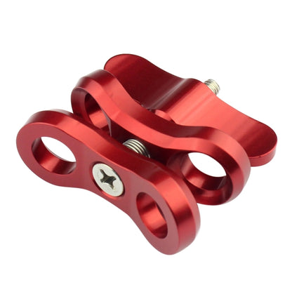 PULUZ Ball Clamp Close Hole กล้องดำน้ำวงเล็บ CNC อลูมิเนียมสปริงไฟฉาย Clamp สำหรับดำน้ำระบบถ่ายภาพใต้น้ำ, Single Ball Close Hole(Black), Single Ball Close Hole(Blue), Single Ball Close Hole(Red)