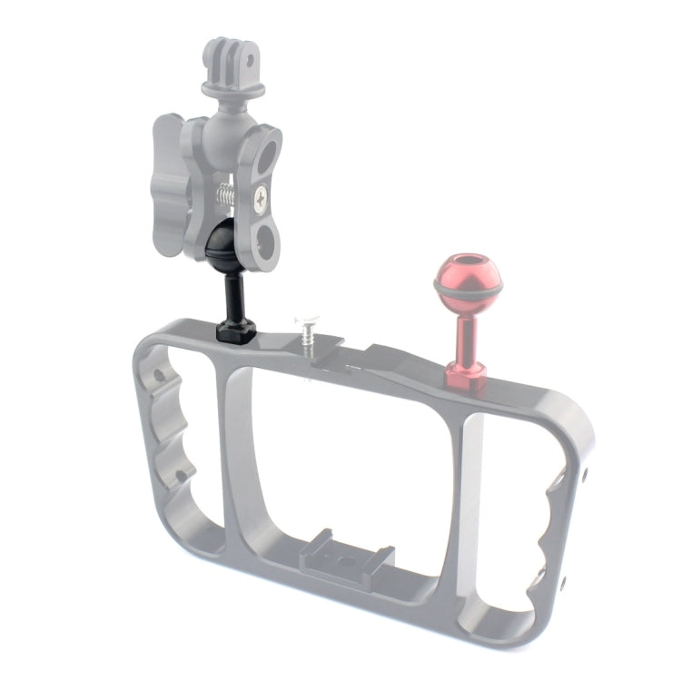 PULUZ 1/4 นิ้วสกรูอลูมิเนียมบอลอะแดปเตอร์เมาสำหรับ GoPro Hero11 ดำ / HERO10 ดำ / 9 ดำ / 8 ดำ / 7/6/5/5 เซสชัน / 4 เซสชัน / 4/3 + / 3/2/1, DJI Osmo การกระทำและกล้องแอคชั่นอื่นๆ เส้นผ่านศูนย์กลาง: 2.5 ซม, 1/4 inch Screw(Black), 1/4 inch Screw(Blue)