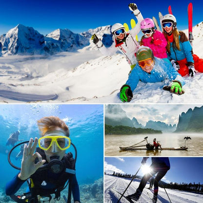 PULUZ สายรัดศีรษะแบบยืดหยุ่นสำหรับ GoPro, Insta360 ONE R, DJI Osmo Action และกล้องแอ็คชั่นอื่น ๆ, Head Strap
