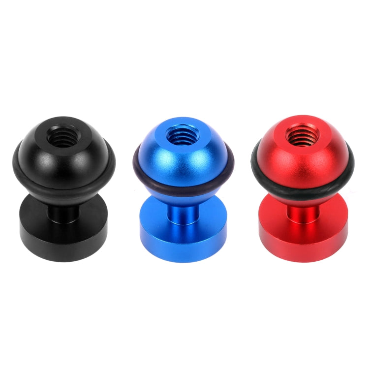 PULUZ CNC อลูมิเนียมบอลหัวอะแดปเตอร์เมาท์สำหรับ GoPro Hero11 สีดำ / HERO10 สีดำ / 9 สีดำ / 8 สีดำ / 7/6/5/5 เซสชัน / 4 เซสชัน / 4/3 + / 3/2/1, DJI Osmo การกระทำและการกระทำอื่น ๆกล้องเส้นผ่านศูนย์กลาง: 2.5 ซม, CNC Aluminum (Black)