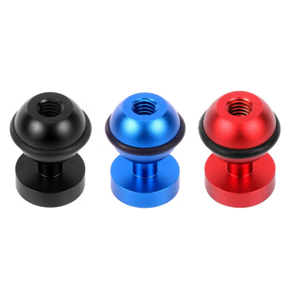 PULUZ CNC อลูมิเนียมบอลหัวอะแดปเตอร์เมาท์สำหรับ GoPro Hero11 สีดำ / HERO10 สีดำ / 9 สีดำ / 8 สีดำ / 7/6/5/5 เซสชัน / 4 เซสชัน / 4/3 + / 3/2/1, DJI Osmo การกระทำและการกระทำอื่น ๆกล้องเส้นผ่านศูนย์กลาง: 2.5 ซม, CNC Aluminum (Black)