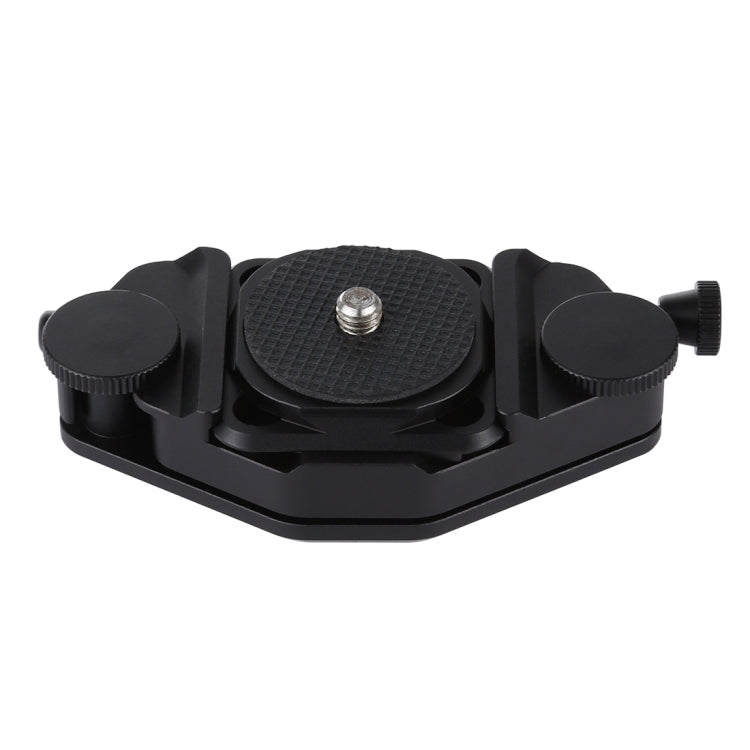 PULUZ คลิปกล้องจับภาพ CNC อลูมิเนียมอัลลอยด์คลิปที่วางจำหน่ายด่วนพร้อมแผ่น