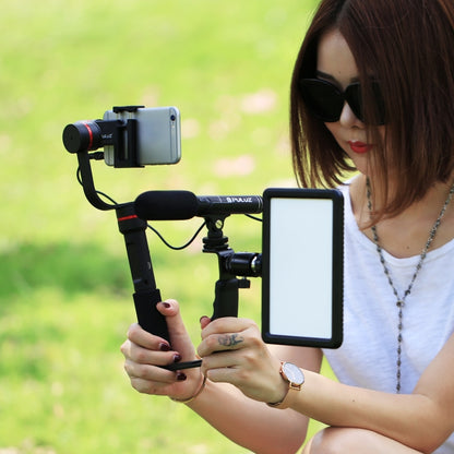 PULUZ Professional Interview Condenser วิดีโอไมโครโฟน Shotgun พร้อมสายสัญญาณเสียง 3.5 มม. สำหรับกล้อง DSLR และ DV, Microphone