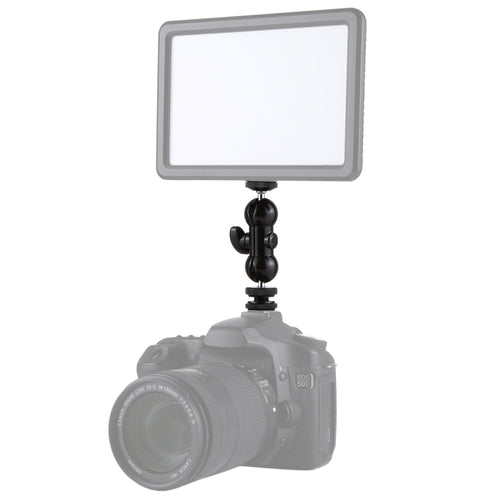PULUZ Flash Hot Shoe หมุนหัวบอล 1/4 นิ้วสกรูขาตั้งกล้อง Magic Arm พร้อมล็อค, Magic Arm