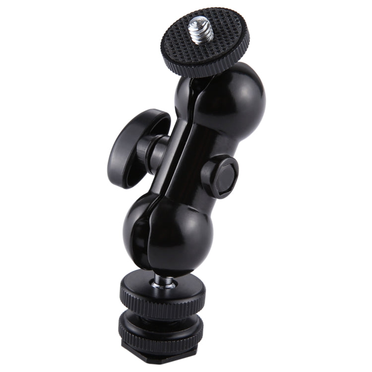 PULUZ Flash Hot Shoe หมุนหัวบอล 1/4 นิ้วสกรูขาตั้งกล้อง Magic Arm พร้อมล็อค, Magic Arm