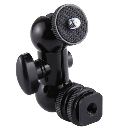 PULUZ Flash Hot Shoe หมุนหัวบอล 1/4 นิ้วสกรูขาตั้งกล้อง Magic Arm พร้อมล็อค, Magic Arm