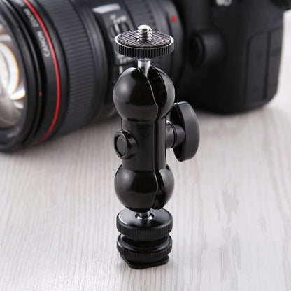 PULUZ Flash Hot Shoe หมุนหัวบอล 1/4 นิ้วสกรูขาตั้งกล้อง Magic Arm พร้อมล็อค, Magic Arm
