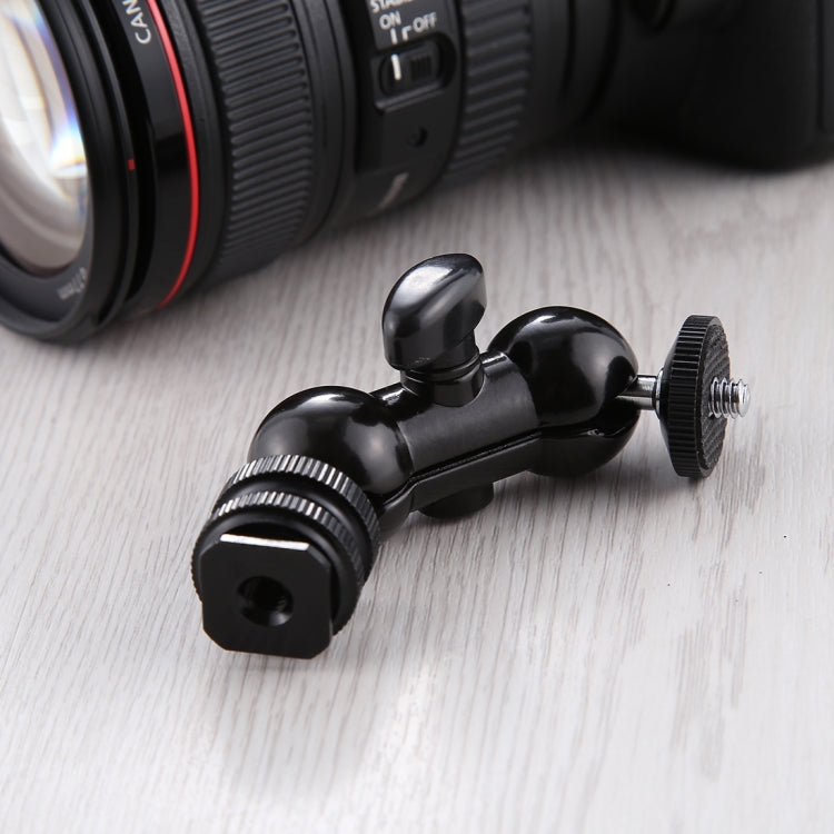 PULUZ Flash Hot Shoe หมุนหัวบอล 1/4 นิ้วสกรูขาตั้งกล้อง Magic Arm พร้อมล็อค, Magic Arm
