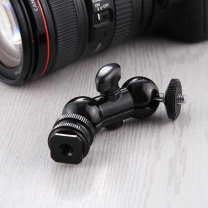 PULUZ Flash Hot Shoe หมุนหัวบอล 1/4 นิ้วสกรูขาตั้งกล้อง Magic Arm พร้อมล็อค, Magic Arm