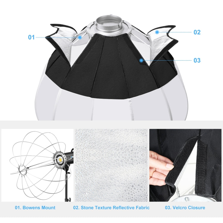 PULUZ 65cm โคมไฟแบบพับได้ Softbox SpeedLite Flash Light แบบพับได้ ดิฟฟิวเซอร์, 65cm Softbox
