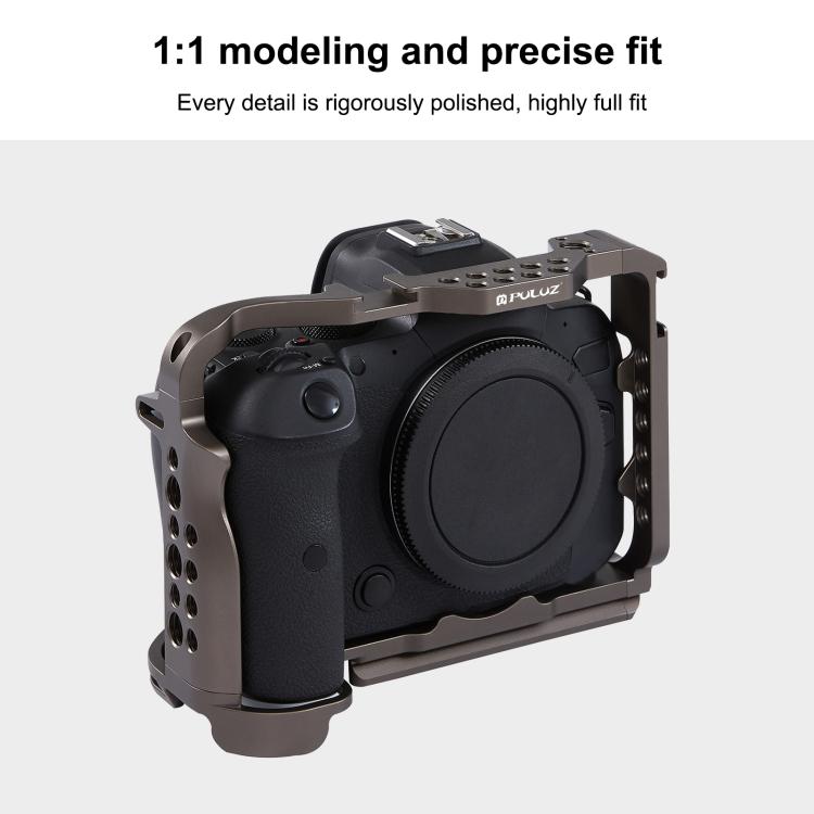 PULUZ โคลงกรงกล้องวิดีโอสำหรับ Canon EOS R5 / R5C / EOS R6 / R6 II โดยไม่ต้องจับ, For Canon EOS R5 Cage