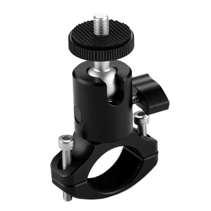 PULUZ จักรยานอลูมิเนียมมือจับขาตั้งกล้องหัวบอลอะแดปเตอร์เมาท์สำหรับ GoPro HERO10 สีดำ / HERO9 สีดำ / HERO8 สีดำ / 7/6/5/5 เซสชัน / 4 เซสชัน / 4/3+ / 3/2/1, DJI Osmo Action, Xiaoyi และอื่น ๆกล้องแอ็คชั่น, Ball Head Mount