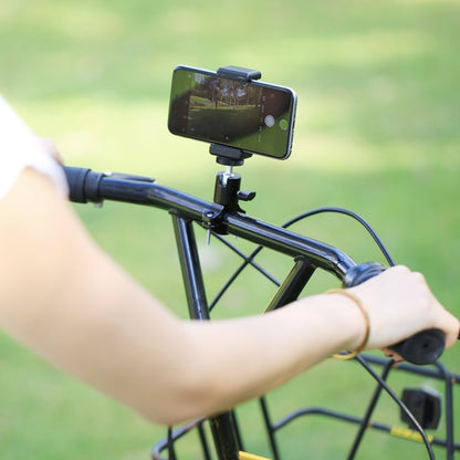 PULUZ จักรยานอลูมิเนียมมือจับขาตั้งกล้องหัวบอลอะแดปเตอร์เมาท์สำหรับ GoPro HERO10 สีดำ / HERO9 สีดำ / HERO8 สีดำ / 7/6/5/5 เซสชัน / 4 เซสชัน / 4/3+ / 3/2/1, DJI Osmo Action, Xiaoyi และอื่น ๆกล้องแอ็คชั่น, Ball Head Mount