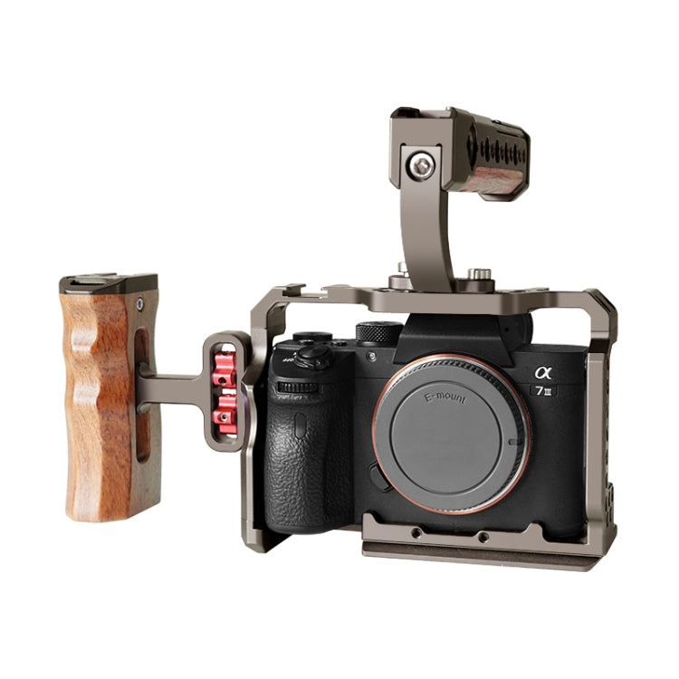 PULUZ โคลงกรงกล้องวิดีโอสำหรับ Sony A7 III และ A7M3 / A7R3 และ A7R III โดยไม่ต้องจับ, For Sony A7 III Cage