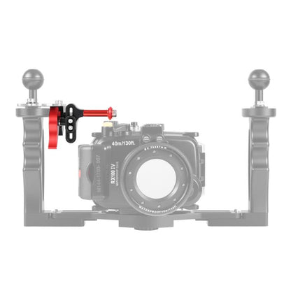 PULUZ ก้านอะแดปเตอร์ต่อขยายทริกเกอร์ชัตเตอร์สำหรับระบบแขนใต้น้ำ, Trigger 2(Red)