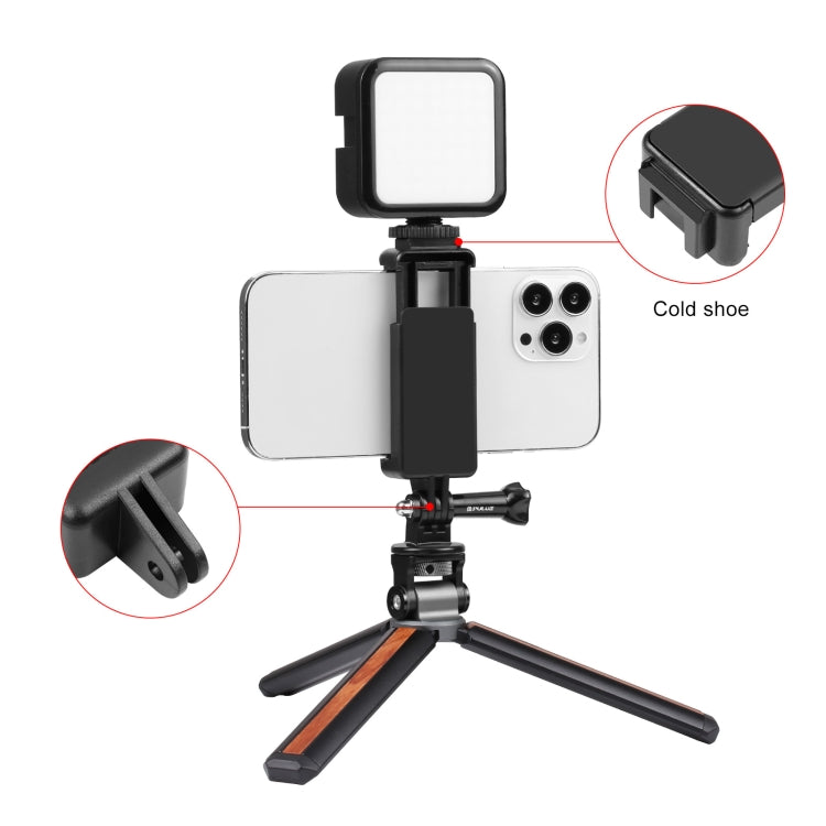PULUZ Selfie Sticks ขาตั้งกล้องอะแดปเตอร์ยึดโทรศัพท์สำหรับ iPhone, Samsung, HTC, Sony, LG และสมาร์ทโฟนอื่น ๆ, Sticks Tripod Adapter