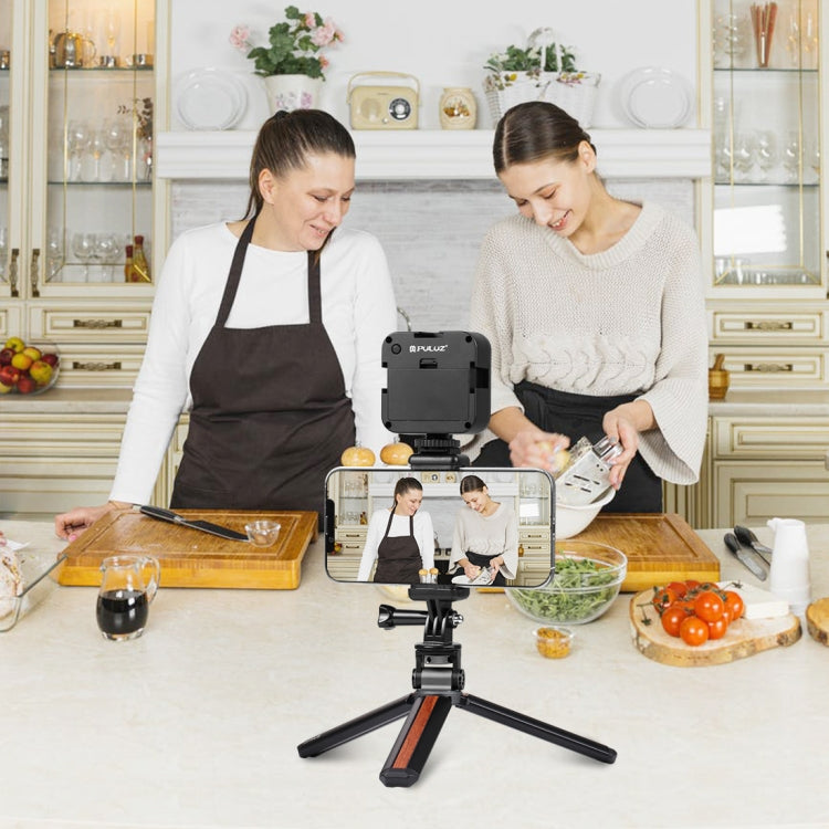 PULUZ Selfie Sticks ขาตั้งกล้องอะแดปเตอร์ยึดโทรศัพท์สำหรับ iPhone, Samsung, HTC, Sony, LG และสมาร์ทโฟนอื่น ๆ, Sticks Tripod Adapter
