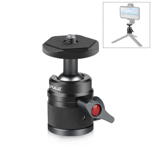 PULUZ 360 Panorama Aluminium Alloy ขาตั้งหัวบอลอะแดปเตอร์พร้อม Knob Lock, 360 Panorama