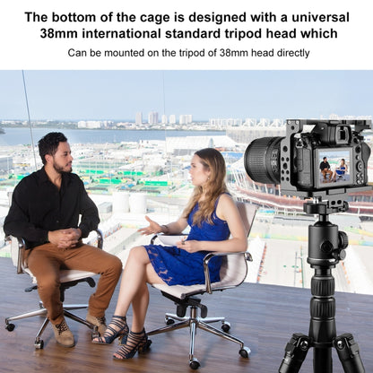 PULUZ กรงกล้องวิดีโอ Rig การถ่ายทำภาพยนตร์สำหรับ Nikon Z6 / Z7, For Nikon Z6 / Z7 Cage