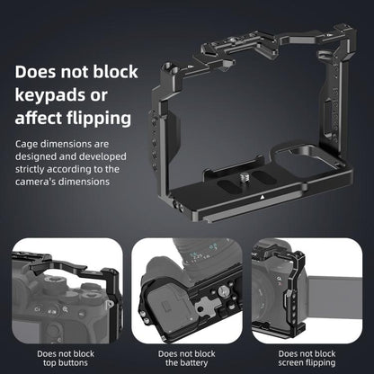 Bullseye Matte Black KG Stabilizer Rig สำหรับ Sony AF/YLC-7M4/H4/AH/AH/AH/HH-E, For Sony A7 IV Cage