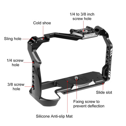 สำหรับ Canon EOS R7 PULUZ โลหะกล้อง CAGE Stabilizer RIG, For Canon EOS R7 Cage