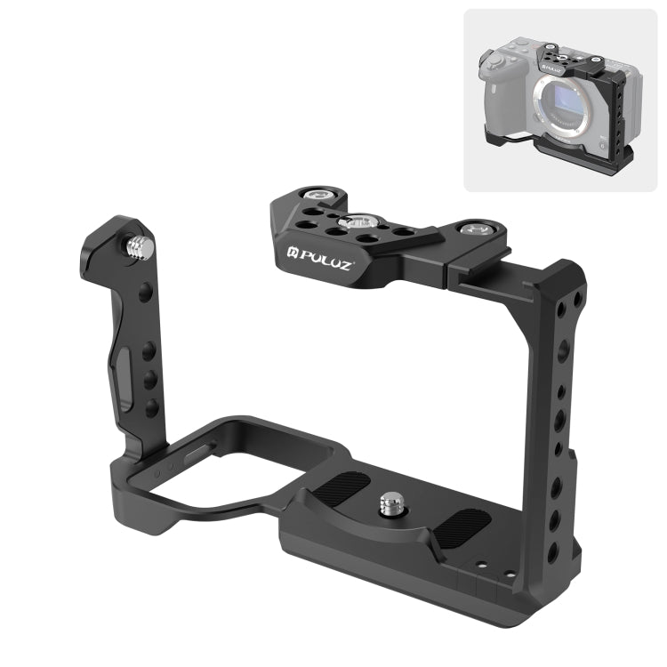 สำหรับ Sony ILME-FX30/FX3 PULUZ โลหะกล้อง CAGE Stabilizer RIG พร้อม NOTA Slider, For Sony ILME-FX30 / FX3